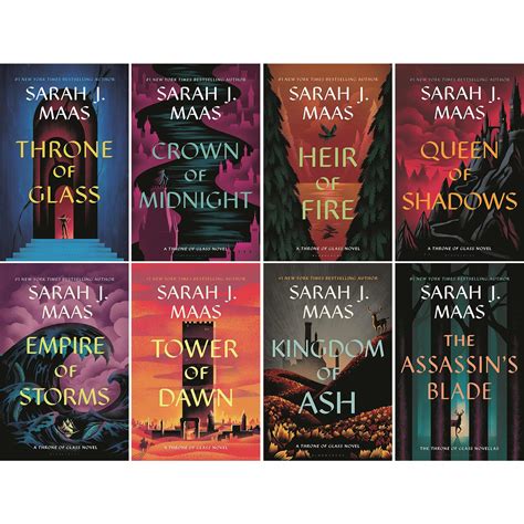 Throne Of Glass Series Collection 8-Book Set by Sarah J. Maas: Sarah J ...