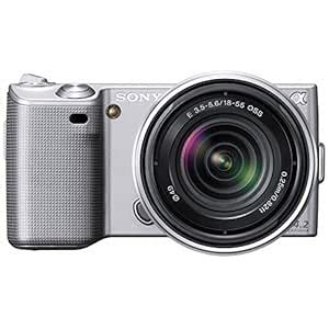 Buy Sony NEX-5K/S Digital SLR Alpha NEX-5 Zoom Lens Kit, Silver Online ...