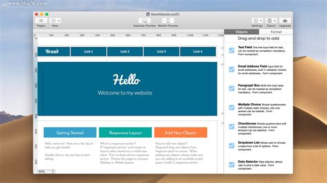 Website Designer mac-Wolf 2 Responsive Designer for Mac(网站设计)- macw下载站