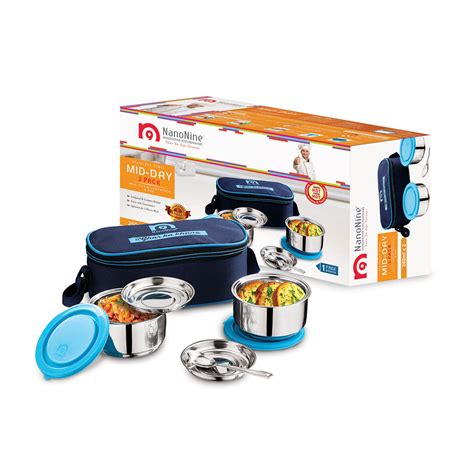 NanoNine Tiffiny Mid Day 260 ml X 2 Double Wall Insulated Stainless St