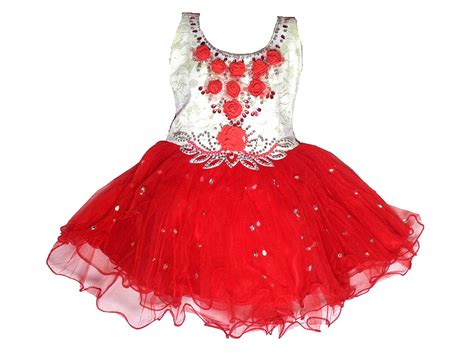 Buy Kids Fashion hub Best Designer Baby Doll Frock 0 to 12 Month Baby ...