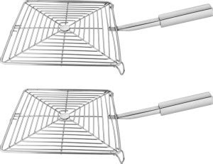 KOWS SS Heavy Square Roaster Papad Jali, Paneer Grill, Roti Maker ...