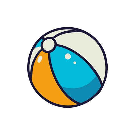 Free Beach Ball Vector Clipart (PNG, SVG) to Edit Online