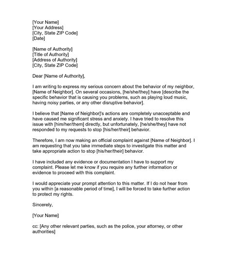 Construction Notification Letter To Neighbors at Amanda Litherland blog
