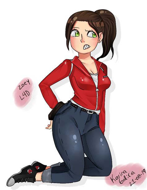 Zoey Left 4 dead by TakahashiRitsuOnoder on DeviantArt