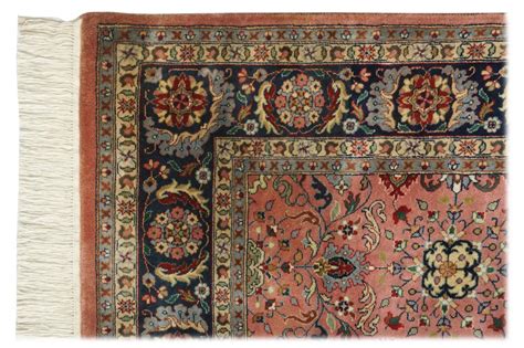 Traditional Rose Blue Hand Knotted Carpets 6 x 9 | Kailash Rugs ...