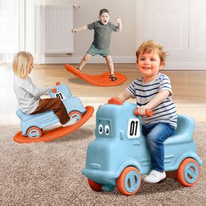R for Rabbit Rock N Ride Push Ride-on for Kids with Injury Free Round ...