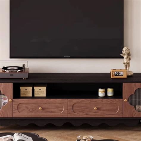tv panel: Solid Wood TV Cabinet with Modern Design and Elegant, Eye-Ca ...
