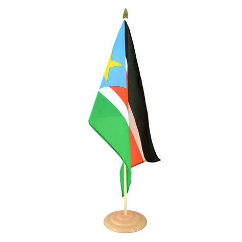 Southern Sudan - Large Table Flag 12x18", wooden - MaxFlags - Royal-Flags