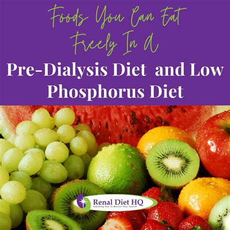 Low Phosphorus Foods
