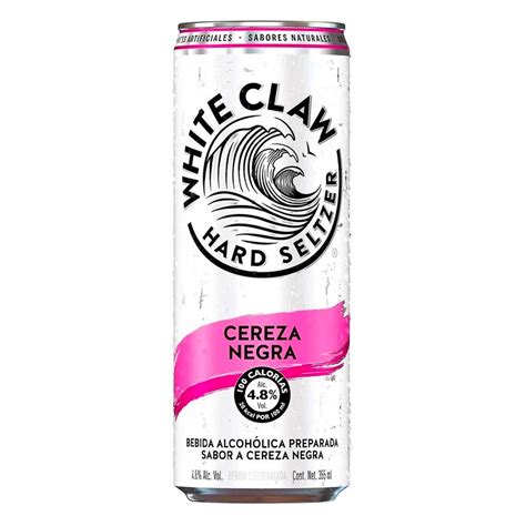 Hard Seltzer White Claw Cereza Negra Lata 355 ml