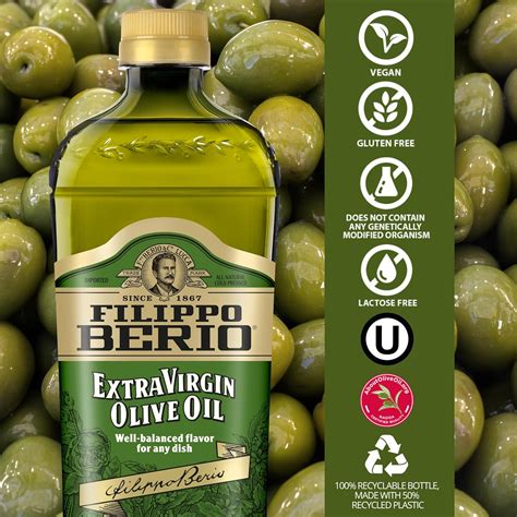 FilippoBerio Filippo Berio Cold Pressed Extra Virgin Olive Oil, India ...