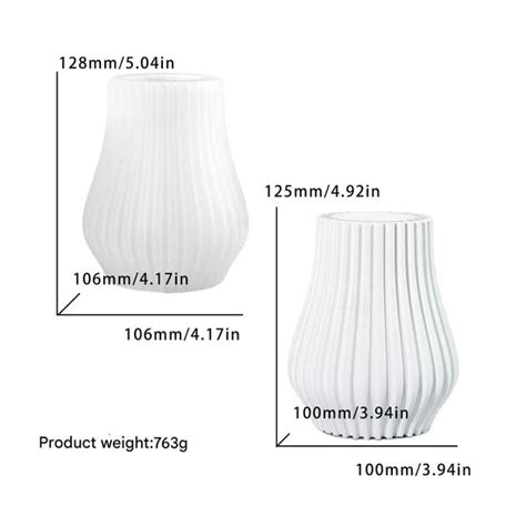 Versatile Striped Stylish Vase Mould – Bina's Art - Resin Store