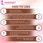 Buy Majestique Blender Beauty/Makeup Sponge Set - Perfect For Wet & Dry ...