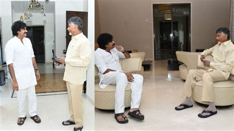 Pawan Kalyan meets Naidu after Kuppam incident, discusses political ...
