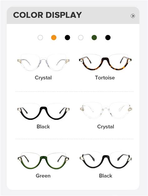 Felicia Clear Semi-Rimless Cat Eye Glasses for Women