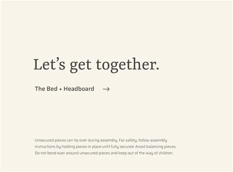Headboard & Bed Assembly | Thuma