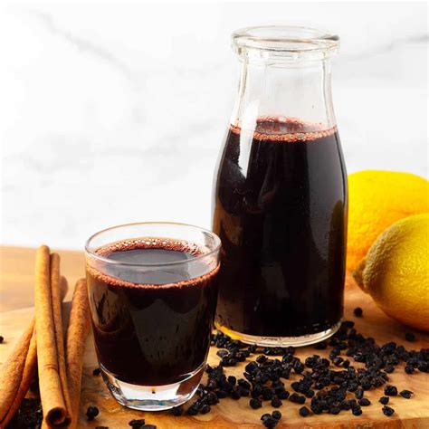 Homemade Elderberry Syrup - Retro Recipe Box