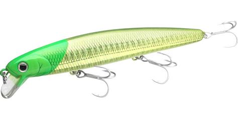 Buy LUCKY CRAFT Flashminnow 110 (706 Laser Green Head Chart) Online at ...