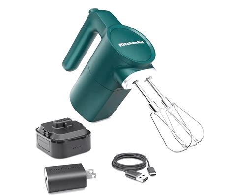 KitchenAid Cordless Hand Mixer with 12v MAX Battery - KHMR762 - Hearth ...