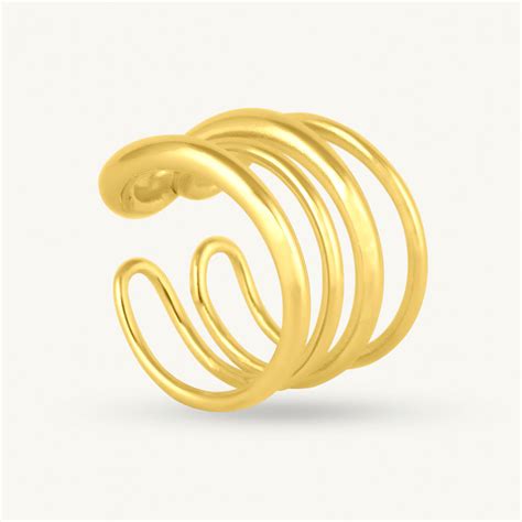 Golden Spiral Statement Ring – PALMONAS