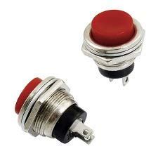 SHELFKEY SWITCH PUSH BUTTON 3A 250V RED (PACK OF 2) : Amazon.in: Home ...