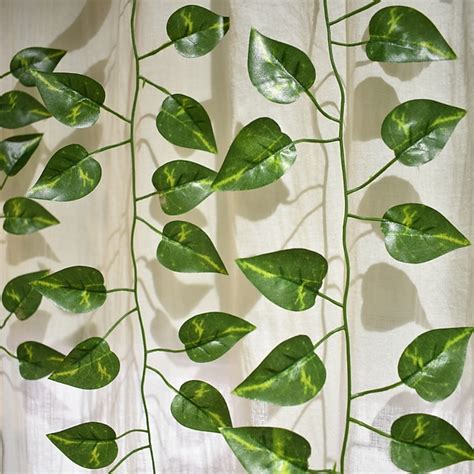 12ks 220cm/87“ umělé rostliny vinná réva nástěnná dekorace svatební ...