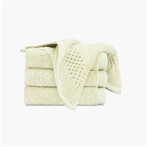 Buy SPACES Swift Dry Essentials Off-White Face Towel - 30x30cm - Set of ...