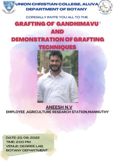 Grafting of Gandhimavu and demonstration of Grafting techniques ...