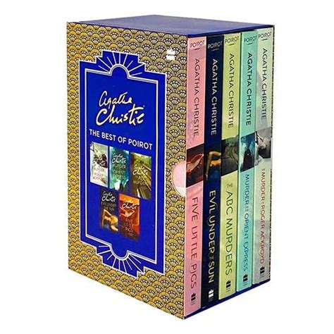 Buy Agatha Christie The Best Of Poirot 5 Books Box Set Collection Pack ...