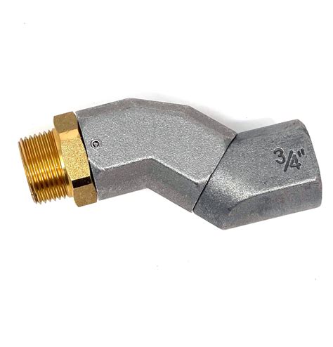3/4 Inch Fuel Hose Swivel 360 Rotating Connector for Fuel Transfer Pump ...