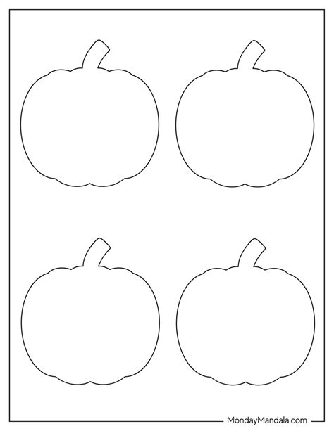 Free Printable Simple Pumpkin Outline Template - Printables for Everyone