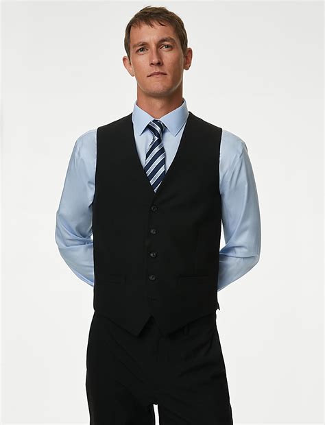 Buy Regular Fit Machine Washable Waistcoat at Marks & Spencer