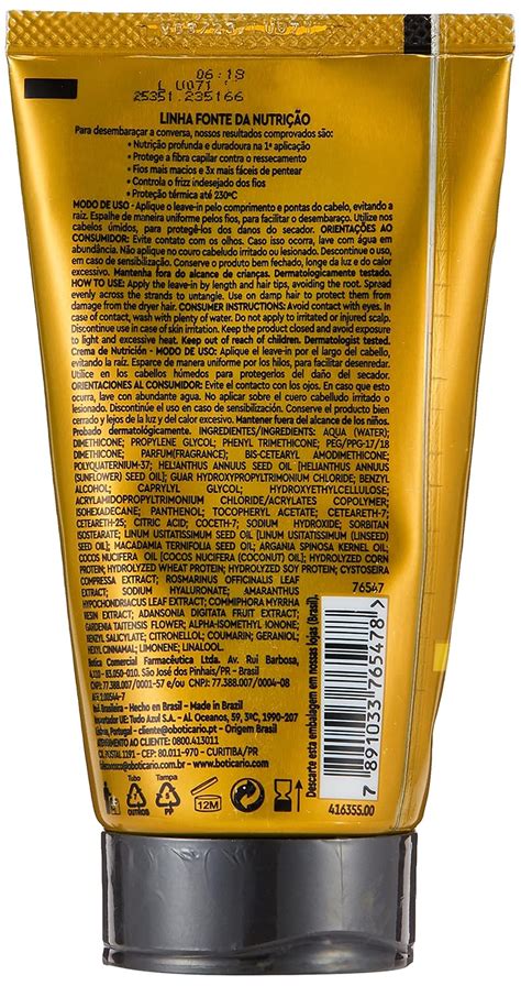NATIVASPAOBOTICÁRIO Boticario - Linha Match (Fonte de Nutricao) - Creme ...