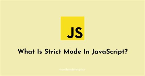 Image result for Use Strict JavaScript