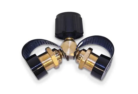 Buy Outland Brass Propane Y-Splitter Adapter Tee - CSA Approved to Use ...