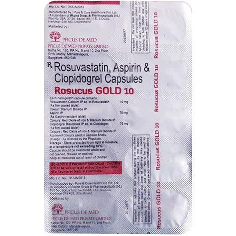 Rosucus Gold 10 - Strip of 10 Capsules : Amazon.in: Health & Personal Care