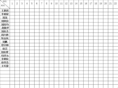 学生点名册_word文档在线阅读与下载_免费文档