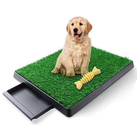 SRIPET Dog Grass Pad Artificial Grass Mats Washable Grass Pee Pads for ...