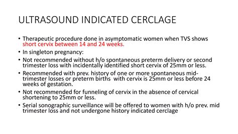 Cervical cerclage Procedure | PPTX
