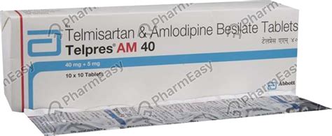 Telpres Am 40mg Strip Of 15 Tablets: Uses, Side Effects, Price & Dosage ...