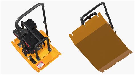Gasoline Vibratory Plate Compactor 3D model | 3D Molier International