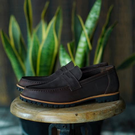 Oslo Penny Loafers (Vintage Brown) Goodyear Welted – Craft & Glory ...