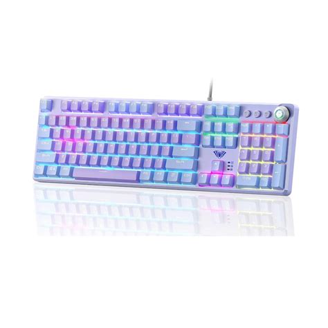 Buy AULA F2088 Pro Full Size Wired-USB Mechanical Gaming Keyboard ...