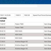India Post — Delayed Domestic Speed Post Parcel