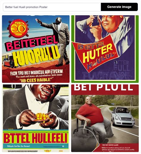 Better fuel Huell promotion poster, created by Stable Diffusion : r ...