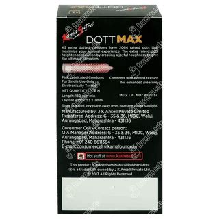 Kamasutra Dott Dotted Box Of Condom 6 - Uses, Side Effects, Dosage ...