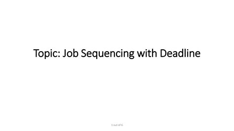 Image result for Job Sequencing with Deadline Algorithm