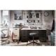 LAGKAPTEN / ALEX desk, white/black-brown, 140x60 cm (551/8x235/8") - IKEA