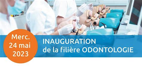 Inauguration de la filière ODONTOLOGIE, 7 Bd Jeanne d'Arc, Dijon, 24 ...